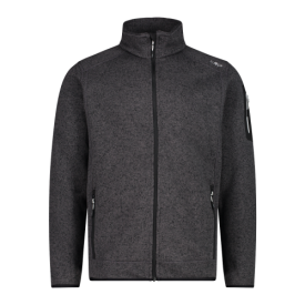 Herren Fleecejacke nero-glacier  