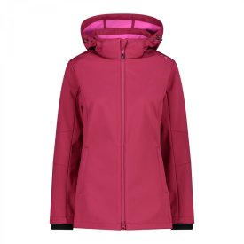 WOMAN JACKET ZIP HOOD SANGRIA 